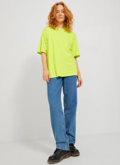 JJXX Crew Neck Yellow Women's T-Shirt 12205777  - Image 1