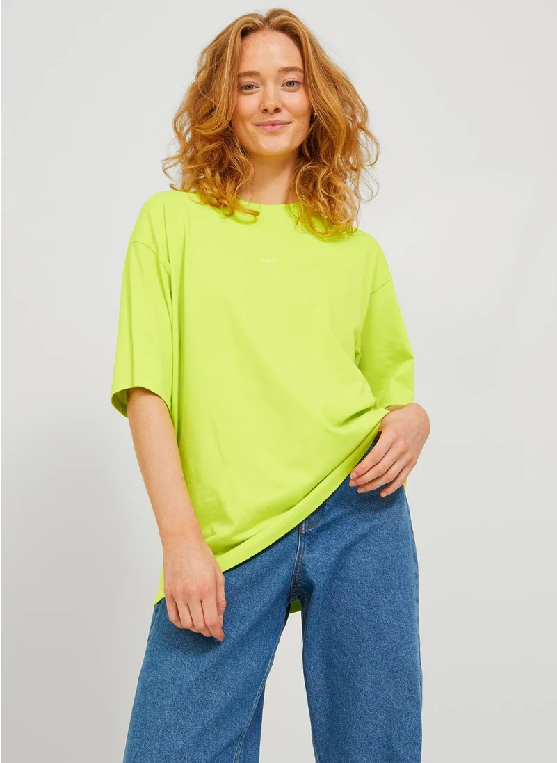 جاي جاي اكس اكس Crew Neck Yellow Women's T-Shirt 12205777