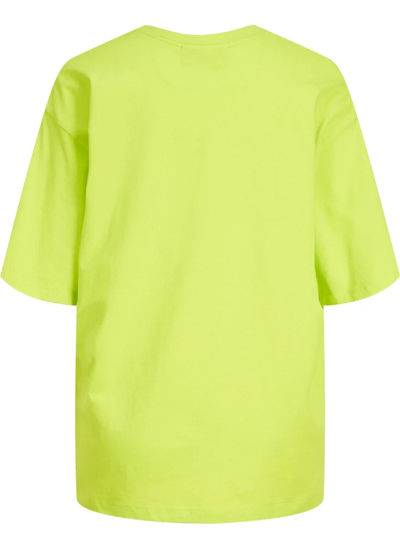 جاي جاي اكس اكس Crew Neck Yellow Women's T-Shirt 12205777