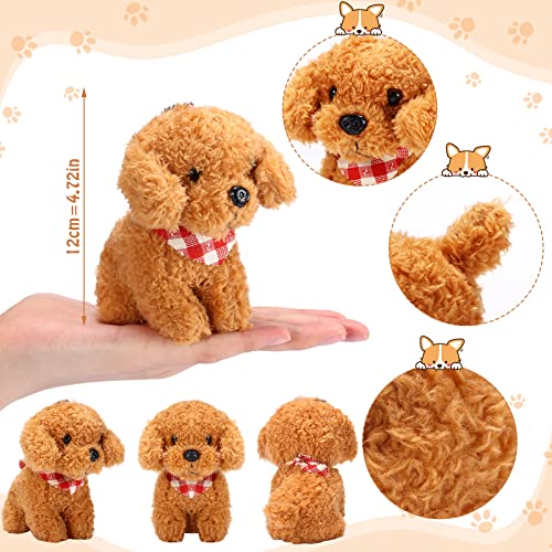 Zomiboo 14 Pcs Mini Plush Dogs Stuffed Animals Bulk Small Puppies 47 Inch Tiny Puppy Plushies for Baby Shower Birthday Christmas Party Favors Gift Exchange - Image 5