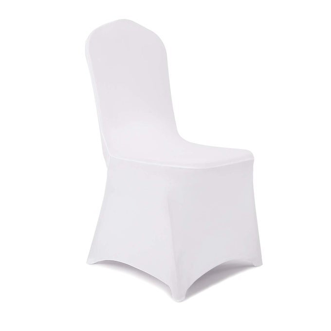 STRETCH SPANDEX CHAIR COVER FOR WEDDING PARTY DINING BANQUET EVENT WHITE 25