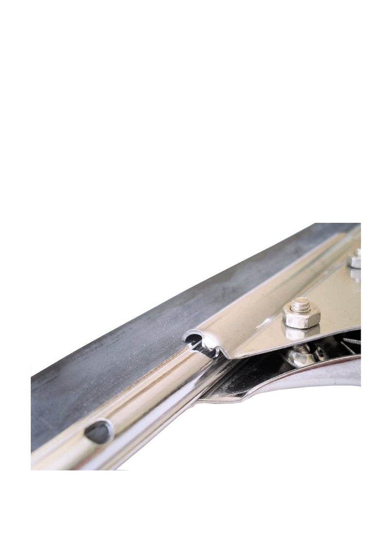 SYOSI Shower Squeegees, Stainless Steel Wiper Window Squeegees for Car Floor Bathroom Mirror Wiper Windows Glass Wiper, Window Cleaner All-Purpose Squeegee with Blades 35CM (14")  - Image 2