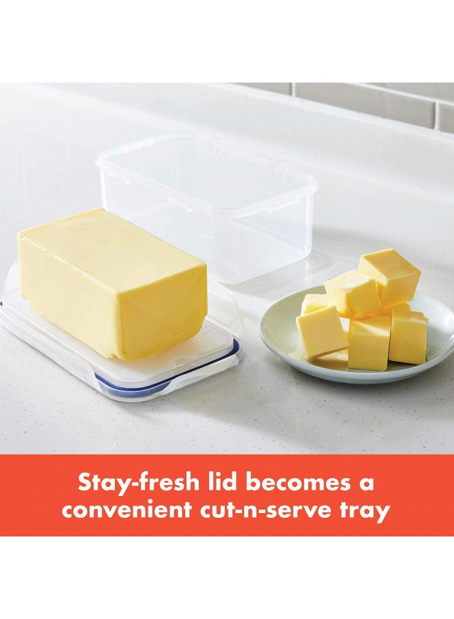 LOCK & LOCK LocknLock Easy Essentials Food Storage lids/Airtight containers, BPA Free, Butter-25 oz, Clear - Image 3