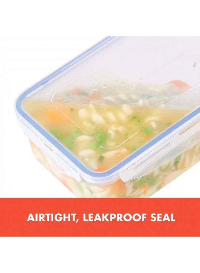 LOCK & LOCK LocknLock Easy Essentials Food Storage lids/Airtight containers, BPA Free, Butter-25 oz, Clear - Image 5
