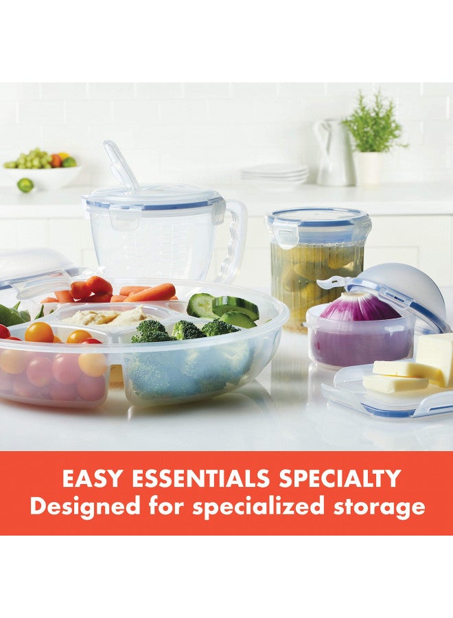 LOCK & LOCK LocknLock Easy Essentials Food Storage lids/Airtight containers, BPA Free, Butter-25 oz, Clear - Image 4
