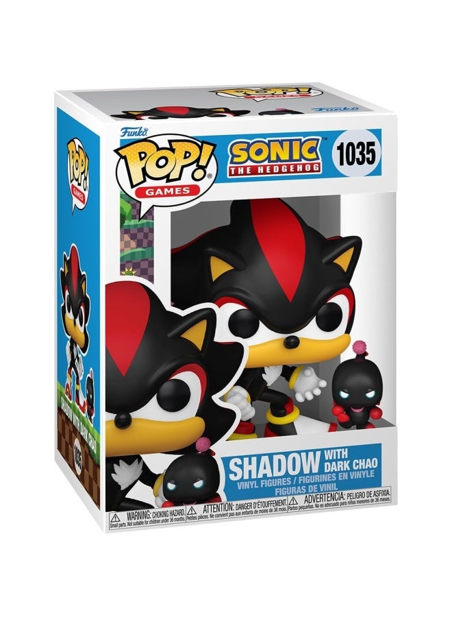 Funko POP! Games Sonic The Hedgehog Shadow with Dark Chao Vinyl Figure Set (9.77 cm) - Image 1