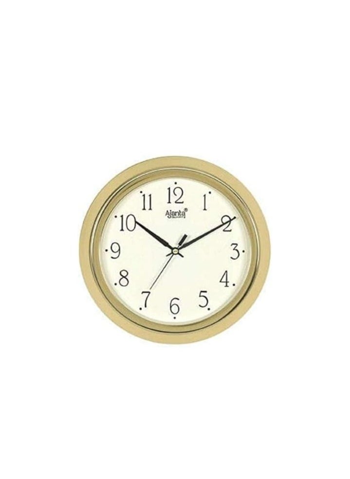 أجانتا ساعة حائط يدوية من أجنتا (ذهبي) بقطر 43.5 سم × 31.4 سم × 8.3 سم، بلاستيك.  - Image 1