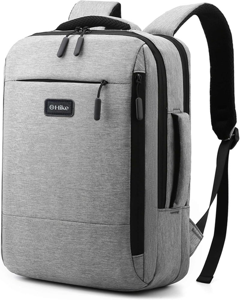 Hike Unisex Slim Laptop Backpack 16-inch Water Resistant Shoulder Daypack with Built in USB Port for Travel/Business/College/School, HK911 - Image 1