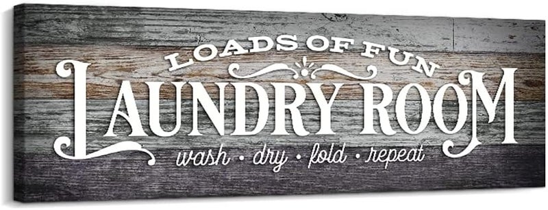 BPA Vintage Laundry Room Canvas Wall Art - Image 1