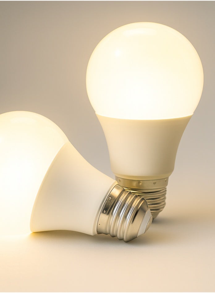 MODI LED Bulb 12W E27 Warm White Light | 1150 Lumens Energy Saving LED Lamp | 3000K Soft White | Wide Beam 200° | Long Life 25,000H | Eco-Friendly Aluminum + PC Body | RoHS & CE Certified - Image 1