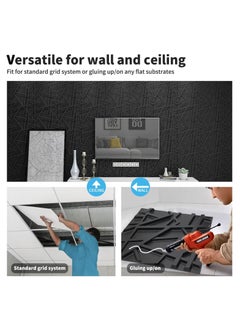 JOGAMS Decorative 3D Wall Panels PVC 3D Wall Panel in Stripe Design 3D Textured Wall Panels for Interior Wall Decor  - Image 3