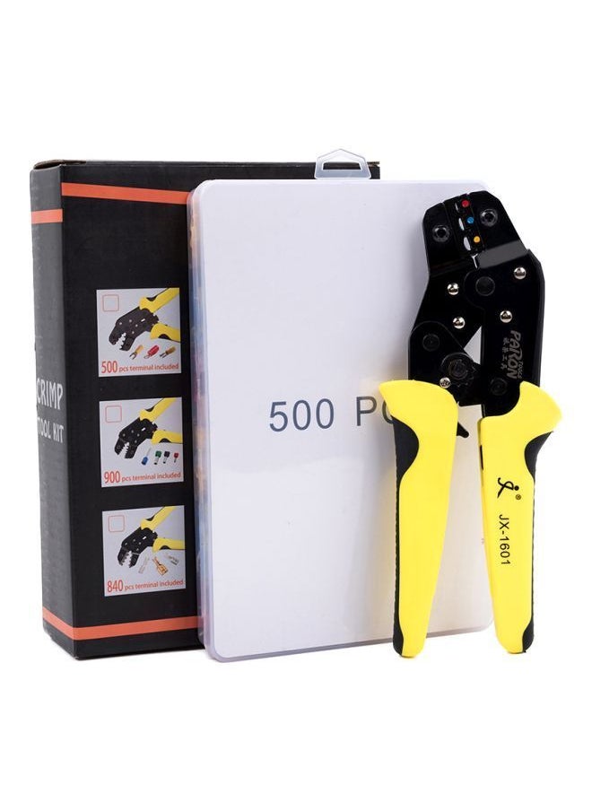 Y&D - 501-Piece Wire Terminals Crimping Tool Set Yellow/Red/Blue 20.5x5x14.2cm - Image 1
