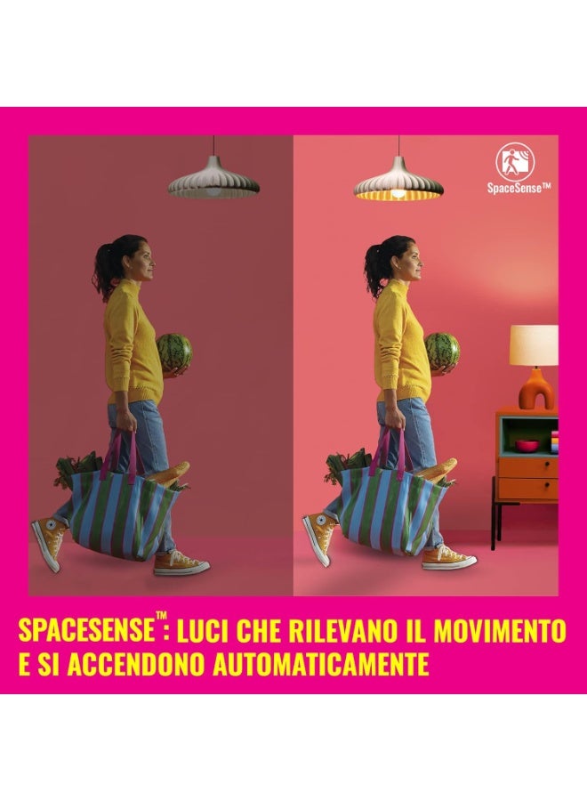 Wiz Smart Ceiling Spotlight,3 Spot - Black Rectangle,RGB+Warm-to-Cool White, Wi-Fi App Control, Works with Alexa/Google/Siri, Adjustable & Dimmable, Black – Imageo Series - Image 5