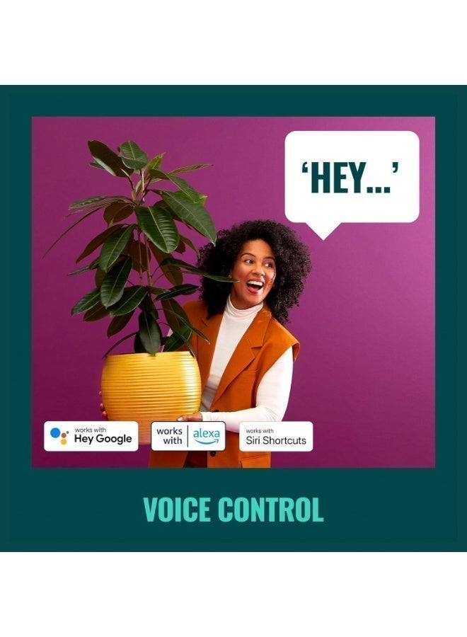 Wiz Smart Ceiling Spotlight,3 Spot - Black Rectangle,RGB+Warm-to-Cool White, Wi-Fi App Control, Works with Alexa/Google/Siri, Adjustable & Dimmable, Black – Imageo Series - Image 5