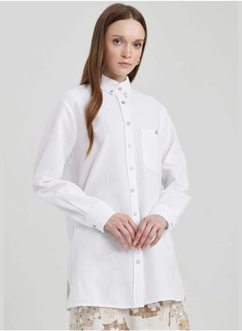 DeFacto Woman Woven Long Sleeve Tunic