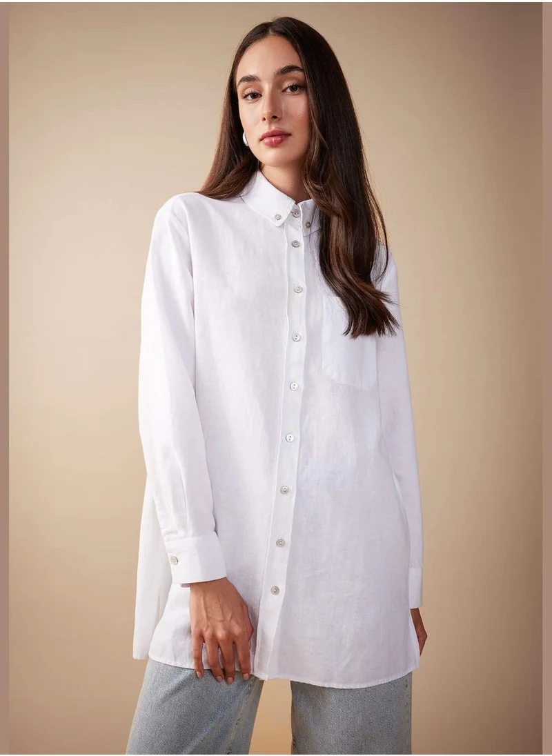 DeFacto Woman Woven Long Sleeve Tunic