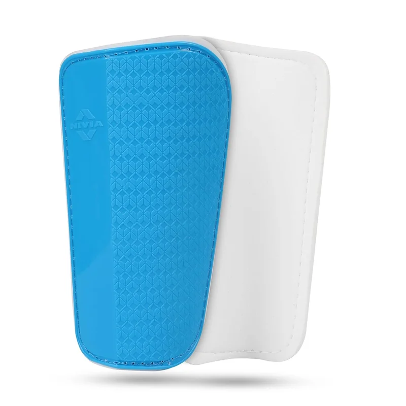 Nivia  Nivia Airstrike Shinguard - Durable Polypropylene Hard Shell in Sky Blue (Size S)  | Best Price UAE