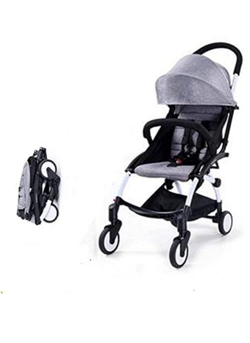 Ntech Portable Lightweight Stroller Mini Portable Stroller  Grey  - Image 1