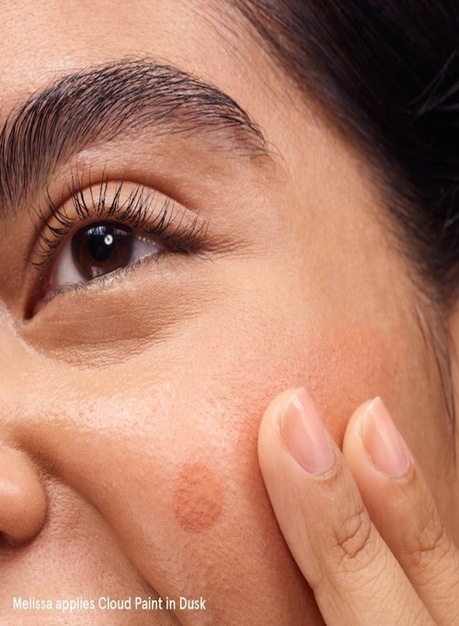 Glossier Cloud Paint Gel-Cream Blush, Dusk - brownish nude10ml - Lightweight & Buildable Cheek Color - Image 3