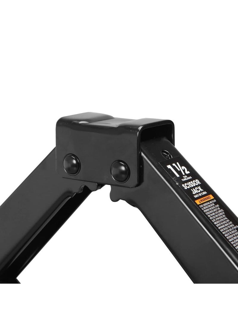 بيج ريد طقم سيارة رافعة مقصية من الفولاذ تورين 1.5 طن باللون الأحمر الكبير، أسود - Image 2