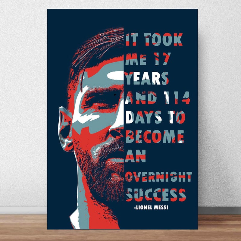 BPA Lionel Messi Multicolour Poster - Image 1