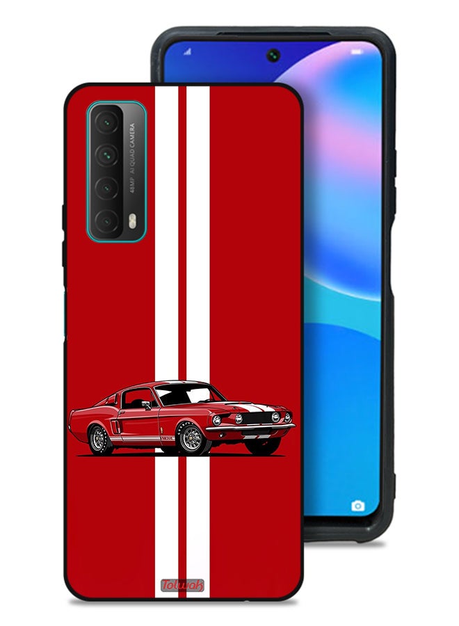 Tolwak Huawei P smart (2021) Protective Case Cover Vintage Car Abstract Art - Image 1