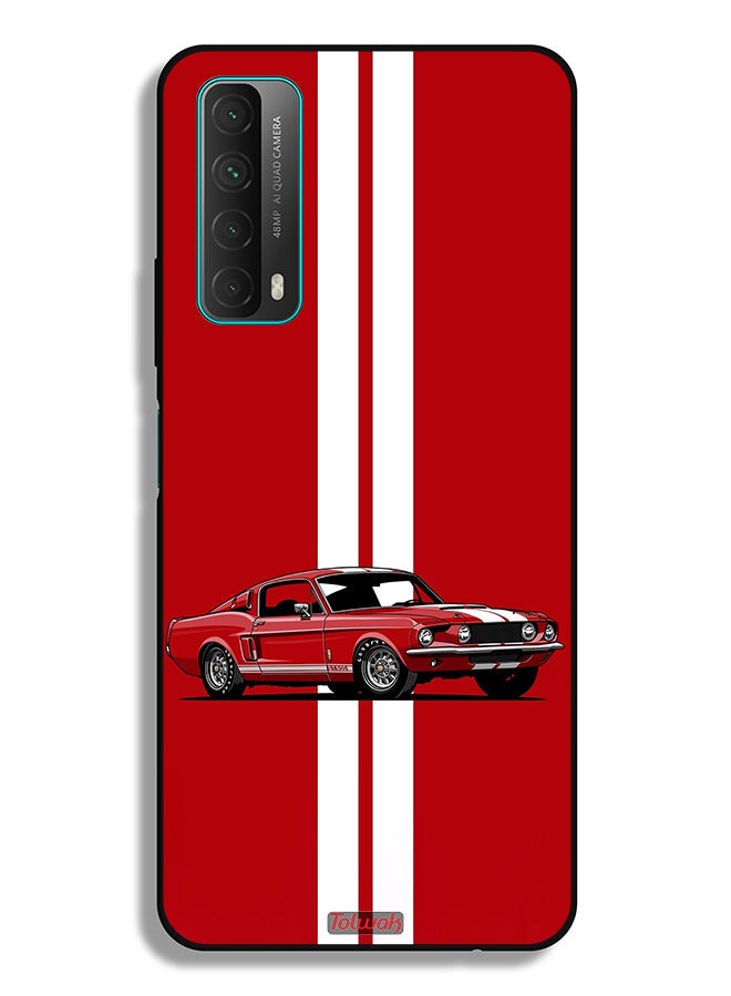 Tolwak Huawei P smart (2021) Protective Case Cover Vintage Car Abstract Art - Image 2