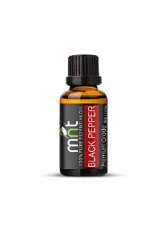 MNT Black Pepper Essential Oil 100% Pure l & Therapeutic Grade Oil for Hair Skin Massage & Aromatherapy (30ML)  - Image 4