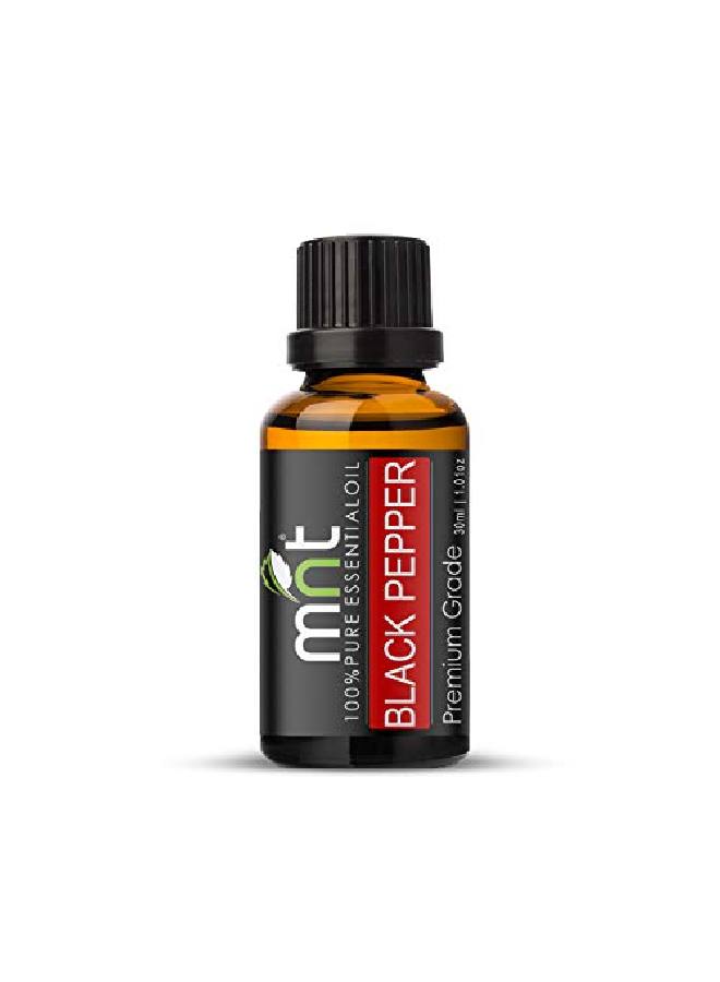 MNT Black Pepper Essential Oil 100% Pure l & Therapeutic Grade Oil for Hair Skin Massage & Aromatherapy (30ML) - Image 4