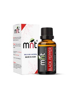 MNT Black Pepper Essential Oil 100% Pure l & Therapeutic Grade Oil for Hair Skin Massage & Aromatherapy (30ML)  - Image 2
