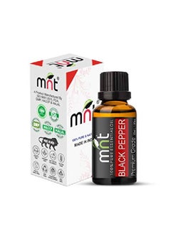 MNT Black Pepper Essential Oil 100% Pure l & Therapeutic Grade Oil for Hair Skin Massage & Aromatherapy (30ML)  - Image 3