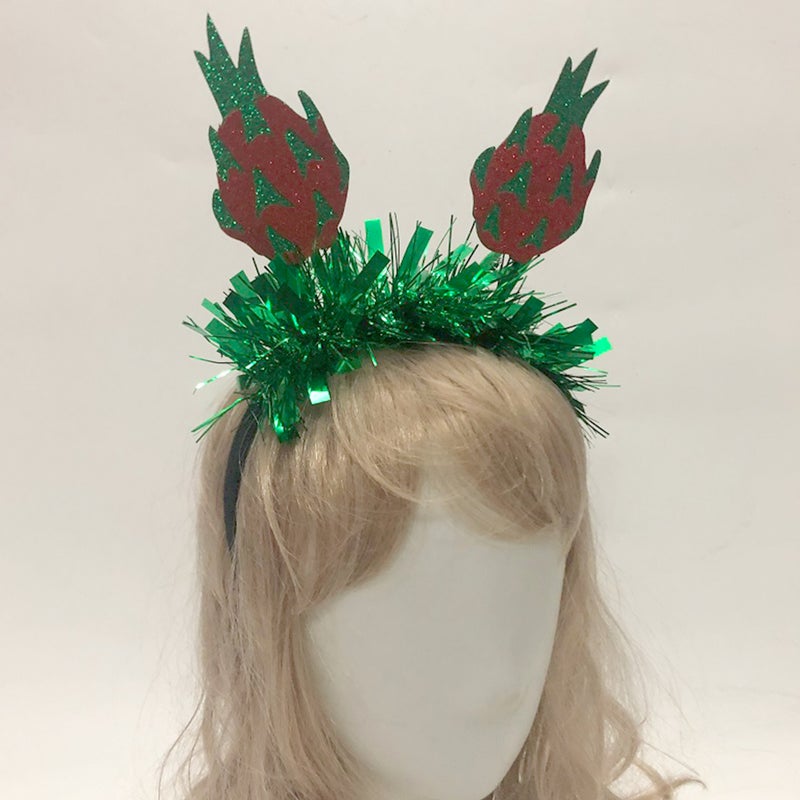2Pcs Hawaiian Fruit Style Headdress Hair Decoration (Green) - Image 3