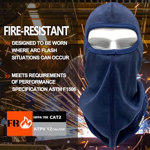 Fullsheild FR Flame Resistant Balaclava Face Mask NFPA2112 CAT2 Cover Hood for Welding Hunting Army Military OneSize - Image 4