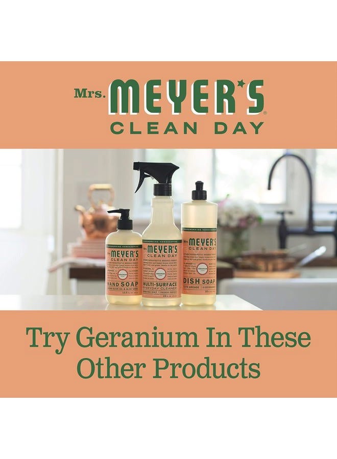 Mrs. Meyer's CLEAN DAY Hand Soap Refill, Made with Essential Oils, Biodegradable Formula, Geranium, 33 Fl. Oz - Pack Of 2 - Image 5