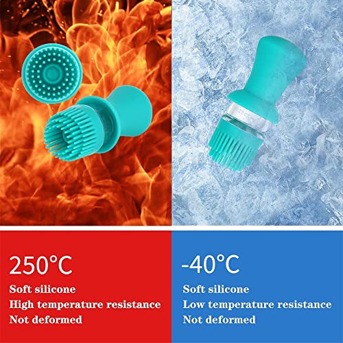 FRENYEAR 2 In1 Glass Olive Oil Dispenser Bottle With Silicone Brush,Silicone Dropper Measuring Oil Dispenser Bottle,for Kitchen Cooking(550ml-Multicolor) - Image 5
