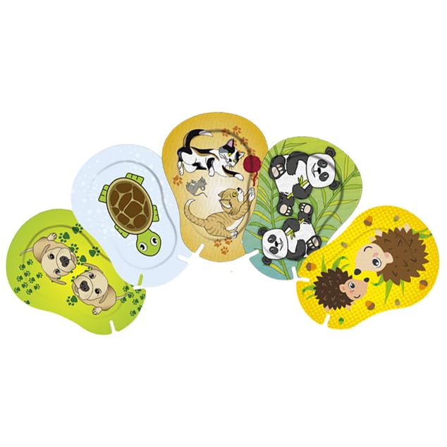Ortopad Ortopad® Bamboo Fun Pack Eye Patches, 50/Box (Junior Size, 0-2 yrs) Hedgehog Pack  - Image 2