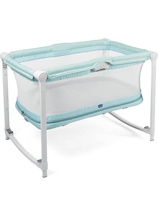 Zip And Go Crib Cot Aquarelle - Light Blue, 0 - 24 Months