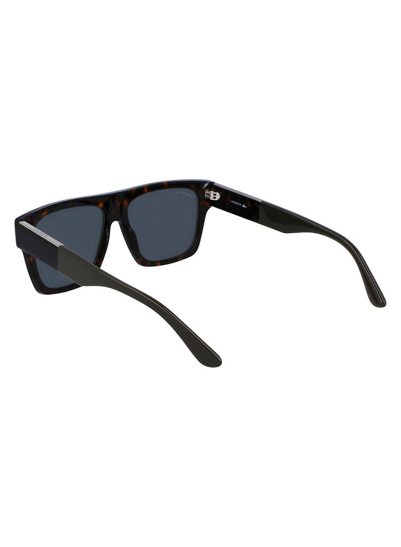 LACOSTE مستطيل كامل الحواف أسيتات لاكوست صنز L984S 5714 (230) هافانا داكن - Image 3