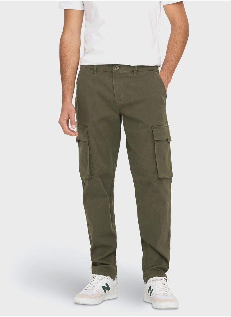 Only & Sons - Essential Slim Fit Cargo Pants - Image 1