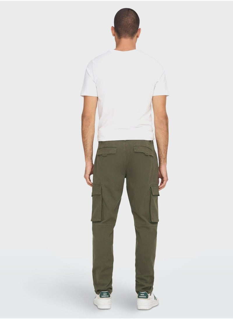 Only & Sons - Essential Slim Fit Cargo Pants - Image 1