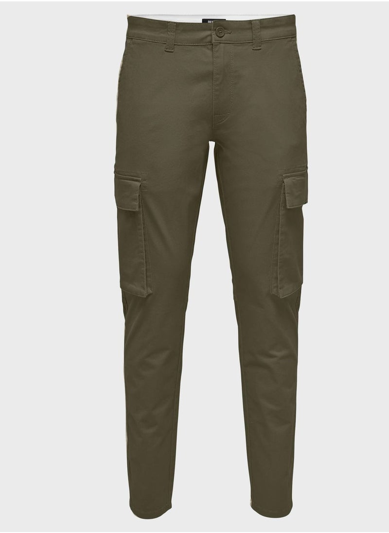 Only & Sons - Essential Slim Fit Cargo Pants - Image 1