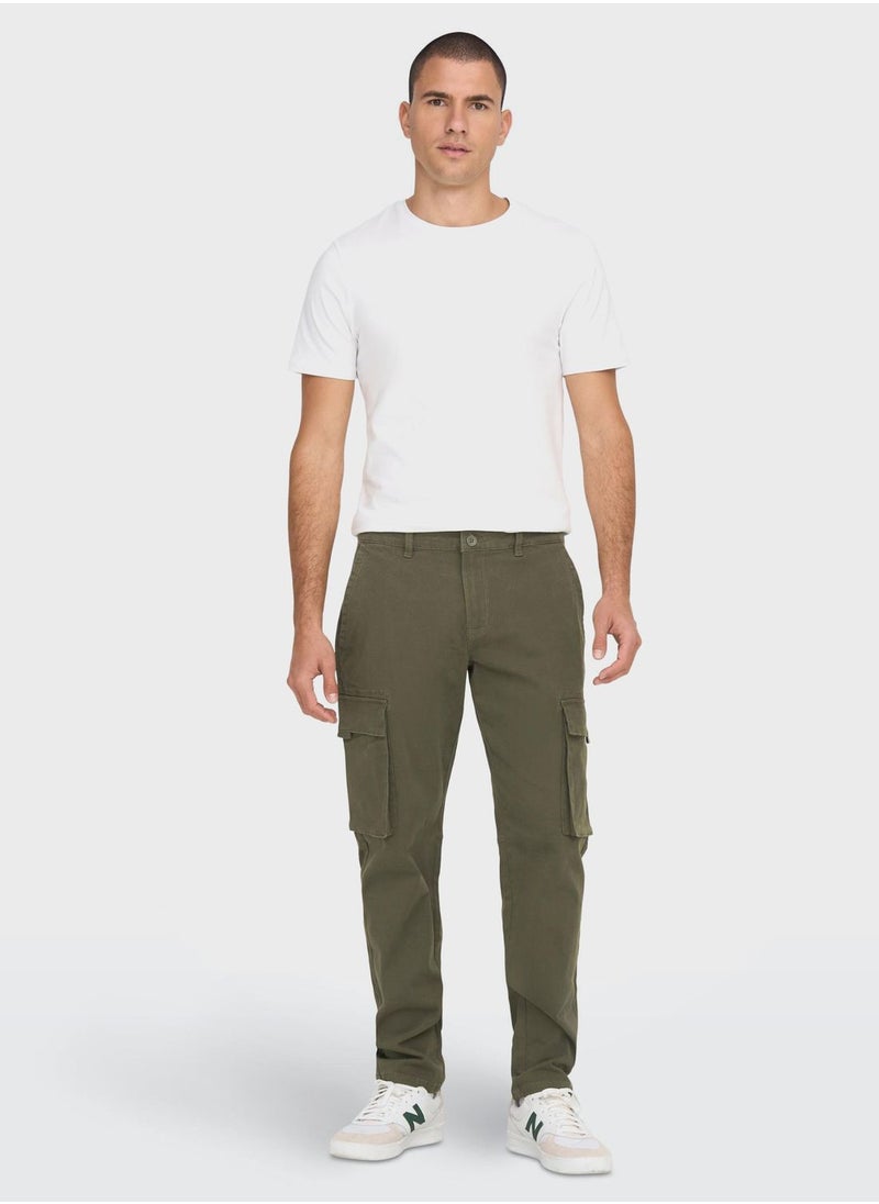 Only & Sons - Essential Slim Fit Cargo Pants - Image 1