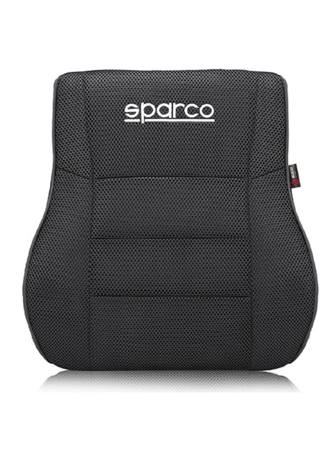 Sparco Lumbar Support Black Mesh Fabric Memory