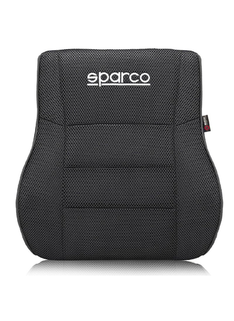 Sparco Lumbar Support Black Mesh Fabric Memory