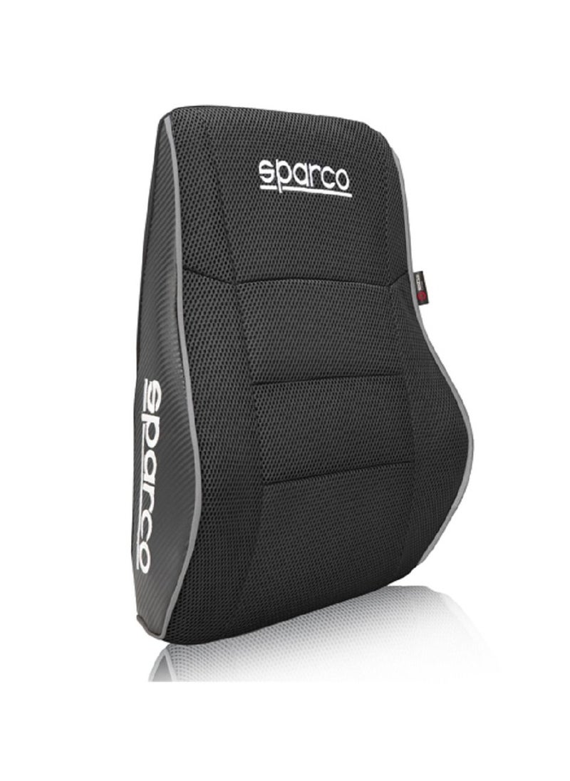Sparco Lumbar Support Black Mesh Fabric Memory