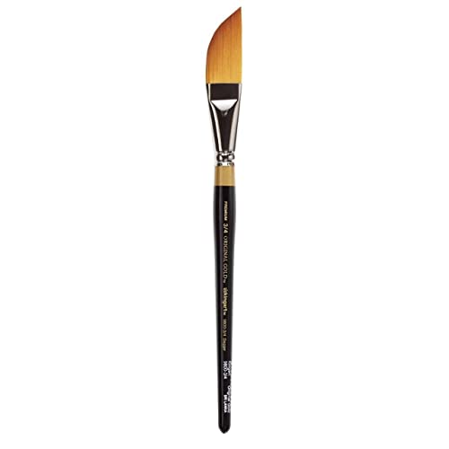 KINGART Premium Original Gold 9800 Series 6 pc. Dagger Striper Brush Set, Synthetic Golden Taklon Hair for Acrylic, Watercolor & Oil, Short Handle, 6 Sizes: 1/8, 1/4, 3/8, 1/2, 5/8, 3/4" - Image 5