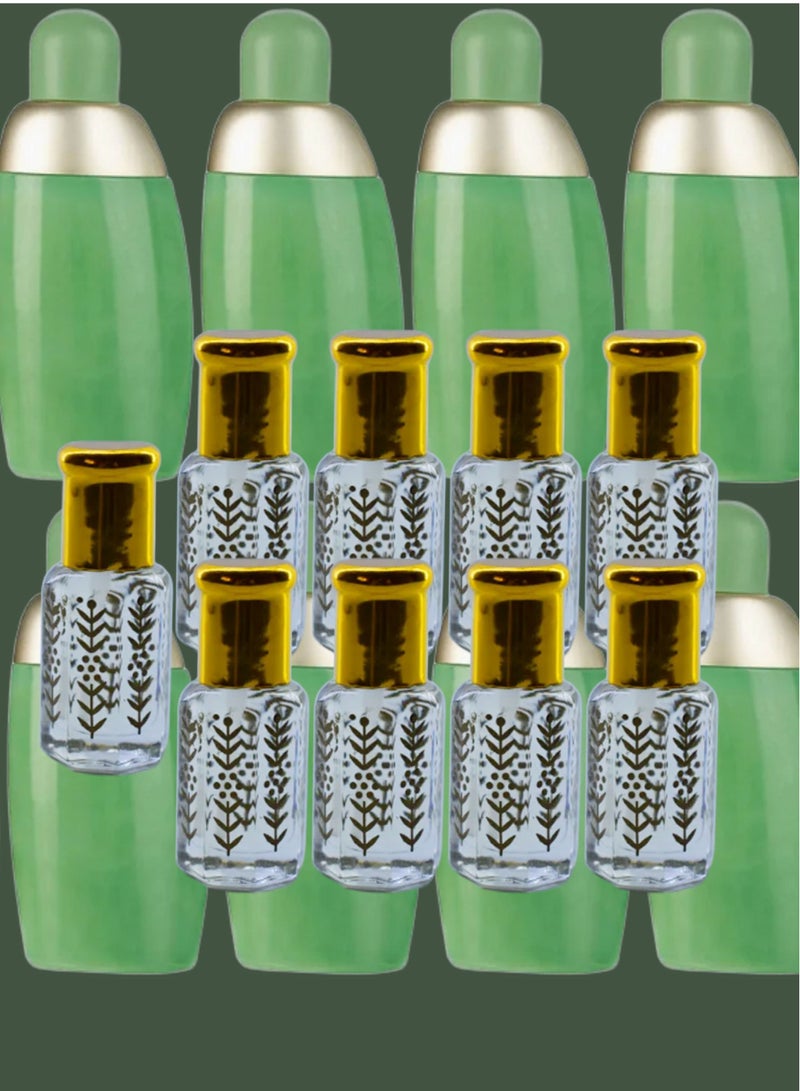 9 قطع زيت عطري إيدن نسائي الشفاف الأصلي 6مل