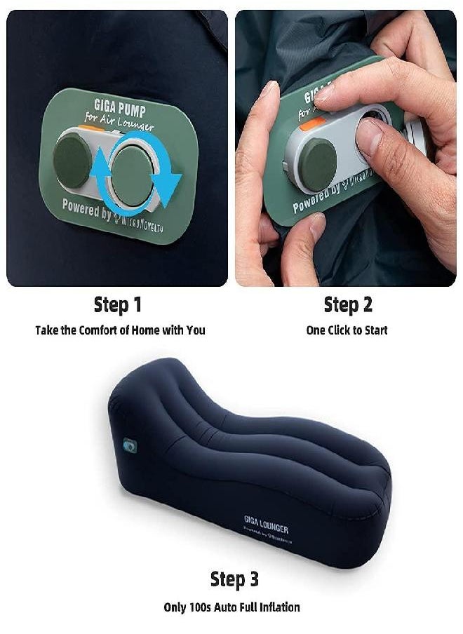 MicroNovelty Giga Lounge Gs1:One-Key Automatic Inflatable Lounger.  - Image 2