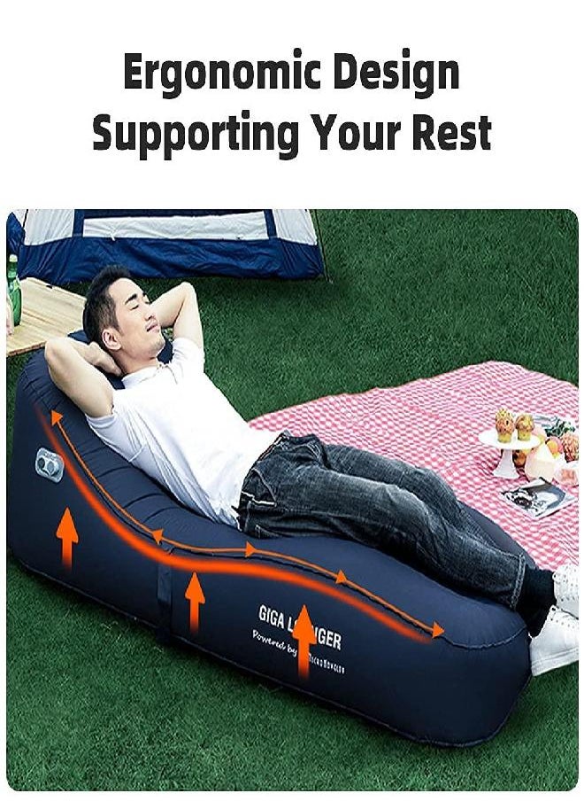 MicroNovelty Giga Lounge Gs1:One-Key Automatic Inflatable Lounger.  - Image 3