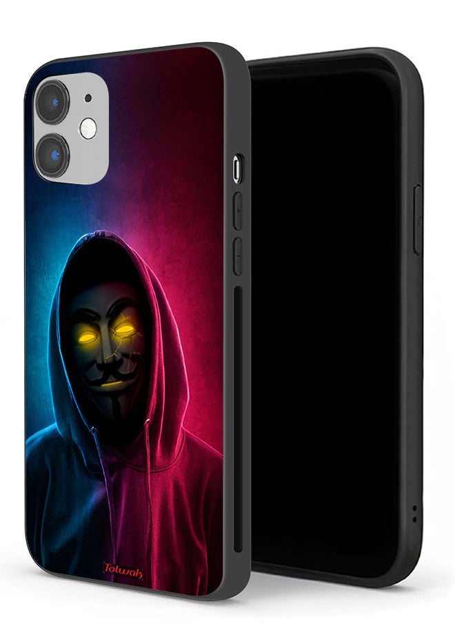Tolwak - Apple iPhone 12 Protective Case Cool Faces Tags - Image 1